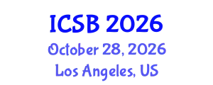 International Conference on Systems Biology (ICSB) October 28, 2026 - Los Angeles, United States