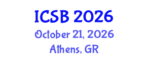 International Conference on Systems Biology (ICSB) October 21, 2026 - Athens, Greece