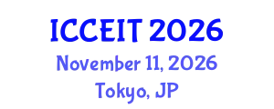 International Conference on Computer Education and Instructional Technology (ICCEIT) November 11, 2026 - Tokyo, Japan