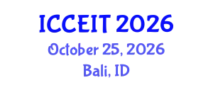 International Conference on Computer Education and Instructional Technology (ICCEIT) October 25, 2026 - Bali, Indonesia