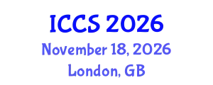 International Conference on Computational Science (ICCS) November 18, 2026 - London, United Kingdom
