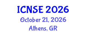 International Conference on Nanomaterials Science and Engineering (ICNSE) October 21, 2026 - Athens, Greece
