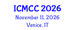 International Conference on Mathematical and Computational Chemistry (ICMCC) November 11, 2026 - Venice, Italy