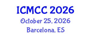 International Conference on Mathematical and Computational Chemistry (ICMCC) October 25, 2026 - Barcelona, Spain