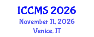 International Conference on Communication and Media Studies (ICCMS) November 11, 2026 - Venice, Italy