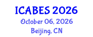 International Conference on Agricultural, Biological and Ecosystems Sciences (ICABES) October 06, 2026 - Beijing, China