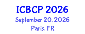 International Conference on Biological and Chemical Processes (ICBCP) September 20, 2026 - Paris, France