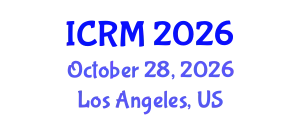 International Conference on Robotics and Mechatronics (ICRM) October 28, 2026 - Los Angeles, United States