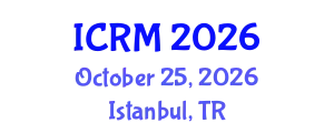 International Conference on Robotics and Mechatronics (ICRM) October 25, 2026 - Istanbul, Turkey