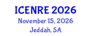 International Conference on Environmental and Natural Resources Engineering (ICENRE) November 15, 2026 - Jeddah, Saudi Arabia
