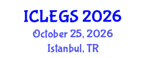 International Conference on e-Learning, e-education and e-Government Systems (ICLEGS) October 25, 2026 - Istanbul, Turkey