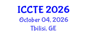 International Conference on Civil and Transport Engineering (ICCTE) October 04, 2026 - Tbilisi, Georgia