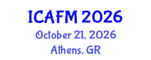 International Conference on Advances in Fluid Mechanics (ICAFM) October 21, 2026 - Athens, Greece