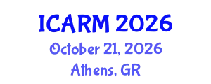 International Conference on Automation, Robotics and Mechatronics (ICARM) October 21, 2026 - Athens, Greece