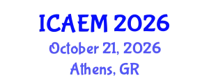 International Conference on Applied and Engineering Mathematics (ICAEM) October 21, 2026 - Athens, Greece