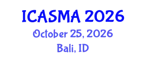 International Conference on Applied Simulation, Modelling and Analysis (ICASMA) October 25, 2026 - Bali, Indonesia