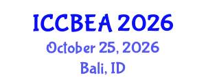 International Conference on Chemical, Biomolecular Engineering and Applications (ICCBEA) October 25, 2026 - Bali, Indonesia