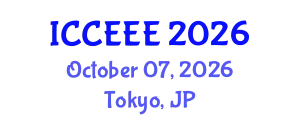 International Conference on Chemical, Ecological and Environmental Engineering (ICCEEE) October 07, 2026 - Tokyo, Japan