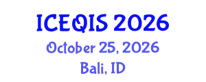 International Conference on Engineering and Quantum Information Sciences (ICEQIS) October 25, 2026 - Bali, Indonesia