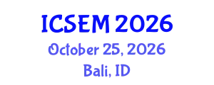 International Conference on Sport and Exercise Medicine (ICSEM) October 25, 2026 - Bali, Indonesia