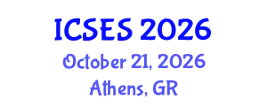 International Conference on Sport and Exercise Science (ICSES) October 21, 2026 - Athens, Greece