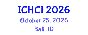 International Conference on Human Computer Interaction (ICHCI) October 25, 2026 - Bali, Indonesia