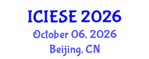 International Conference on Industrial Electronics and Systems Engineering (ICIESE) October 06, 2026 - Beijing, China