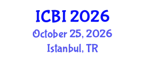 International Conference on Bioinformatics (ICBI) October 25, 2026 - Istanbul, Turkey