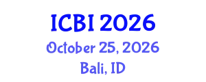 International Conference on Bioinformatics (ICBI) October 25, 2026 - Bali, Indonesia