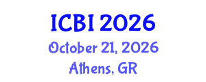 International Conference on Bioinformatics (ICBI) October 21, 2026 - Athens, Greece