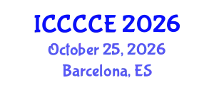 International Conference on Communication, Control and Computer Engineering (ICCCCE) October 25, 2026 - Barcelona, Spain