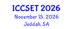 International Conference on Computer Systems Engineering and Technology (ICCSET) November 15, 2026 - Jeddah, Saudi Arabia