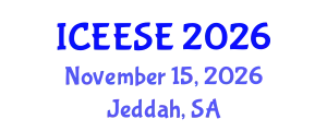 International Conference on Electrical, Electronics and Systems Engineering (ICEESE) November 15, 2026 - Jeddah, Saudi Arabia