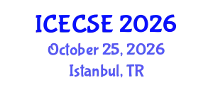 International Conference on Electronics and Communication Systems Engineering (ICECSE) October 25, 2026 - Istanbul, Turkey