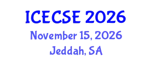 International Conference on Electronics and Communication Systems Engineering (ICECSE) November 15, 2026 - Jeddah, Saudi Arabia
