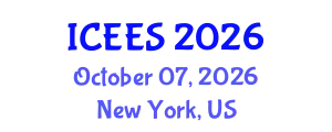 International Conference on Environmental and Ecological Systems (ICEES) October 07, 2026 - New York, United States