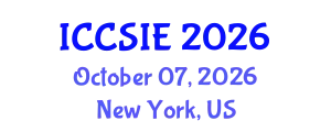 International Conference on Computer Science and Information Engineering (ICCSIE) October 07, 2026 - New York, United States