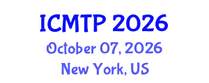 International Conference on Mathematical and Theoretical Physics (ICMTP) October 07, 2026 - New York, United States