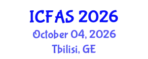 International Conference on Fisheries and Aquatic Sciences (ICFAS) October 04, 2026 - Tbilisi, Georgia