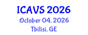 International Conference on Animal and Veterinary Sciences (ICAVS) October 04, 2026 - Tbilisi, Georgia