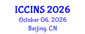 International Conference on Communications, Information and Network Security (ICCINS) October 06, 2026 - Beijing, China