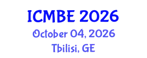 International Conference on Mathematical Biology and Ecology (ICMBE) October 04, 2026 - Tbilisi, Georgia