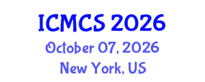 International Conference on Mathematics and Computational Science (ICMCS) October 07, 2026 - New York, United States