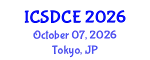 International Conference on Sustainable Design and Construction Engineering (ICSDCE) October 07, 2026 - Tokyo, Japan