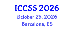 International Conference on Computational and Statistical Sciences (ICCSS) October 25, 2026 - Barcelona, Spain