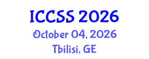 International Conference on Computational and Statistical Sciences (ICCSS) October 04, 2026 - Tbilisi, Georgia