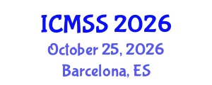 International Conference on Mathematical and Statistical Sciences (ICMSS) October 25, 2026 - Barcelona, Spain