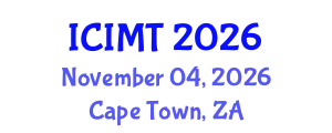 International Conference on Innovation, Management and Technology (ICIMT) November 04, 2026 - Cape Town, South Africa
