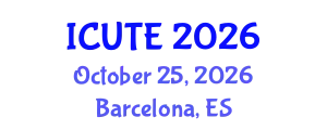 International Conference on Urban Transport and Environment (ICUTE) October 25, 2026 - Barcelona, Spain