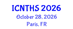 International Conference on Nuclear Thermal Hydraulics and Safety (ICNTHS) October 28, 2026 - Paris, France
